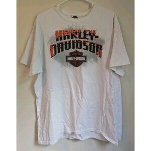 Harley Davidson t-shirt size XL color white Andraes's Urbana IL